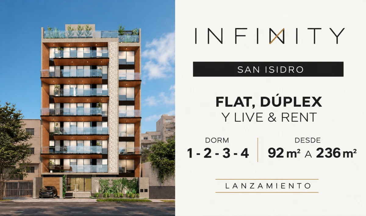 Infinity San Isidro – Flat, Dúplex y Live & Rent